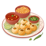 1pani puri vector 1